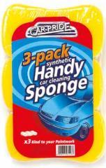 HFO-44 Handy car sponges 3pk Συνθετικό σφουγγάρι 12/36