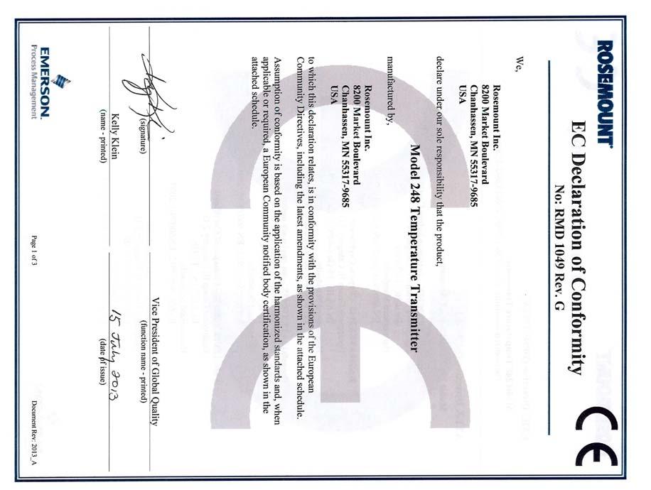 Declaraţie de conformitate
