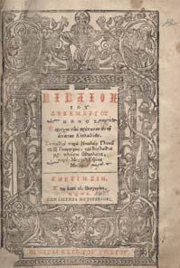 Francofurti, apud Andreae Wecheliheredes, Claudium Marnium & Ioan. Aubrium, 1597. Folio, σ.8χ.α.+1098. Στα ελληνικά. έρµα στη ράχη 600-700 1157 ΒΙΒΛΙΟΝ ΤΟΥ ΕΚΕΜΒΡΙΟΥ ΜΗΝΟΣ.
