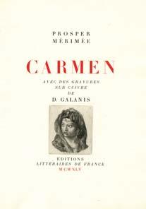 8. Εικονογραφηµένες Εκδόσεις 313 314 315 316 317 0313 MERIMEE PROSPER CARMEN, avec des