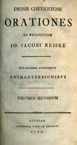 Καγκελλαρίου. Τόµος δεύτερος περιέχων κατά τους Ασσυρίους, Βαβυλωνίους, Μήδους, Πέρσας και Έλληνας. Ενετίησιν, 1740, παρά Αντωνίω τω Βόρτολι. 8ο, σ.viii+656.