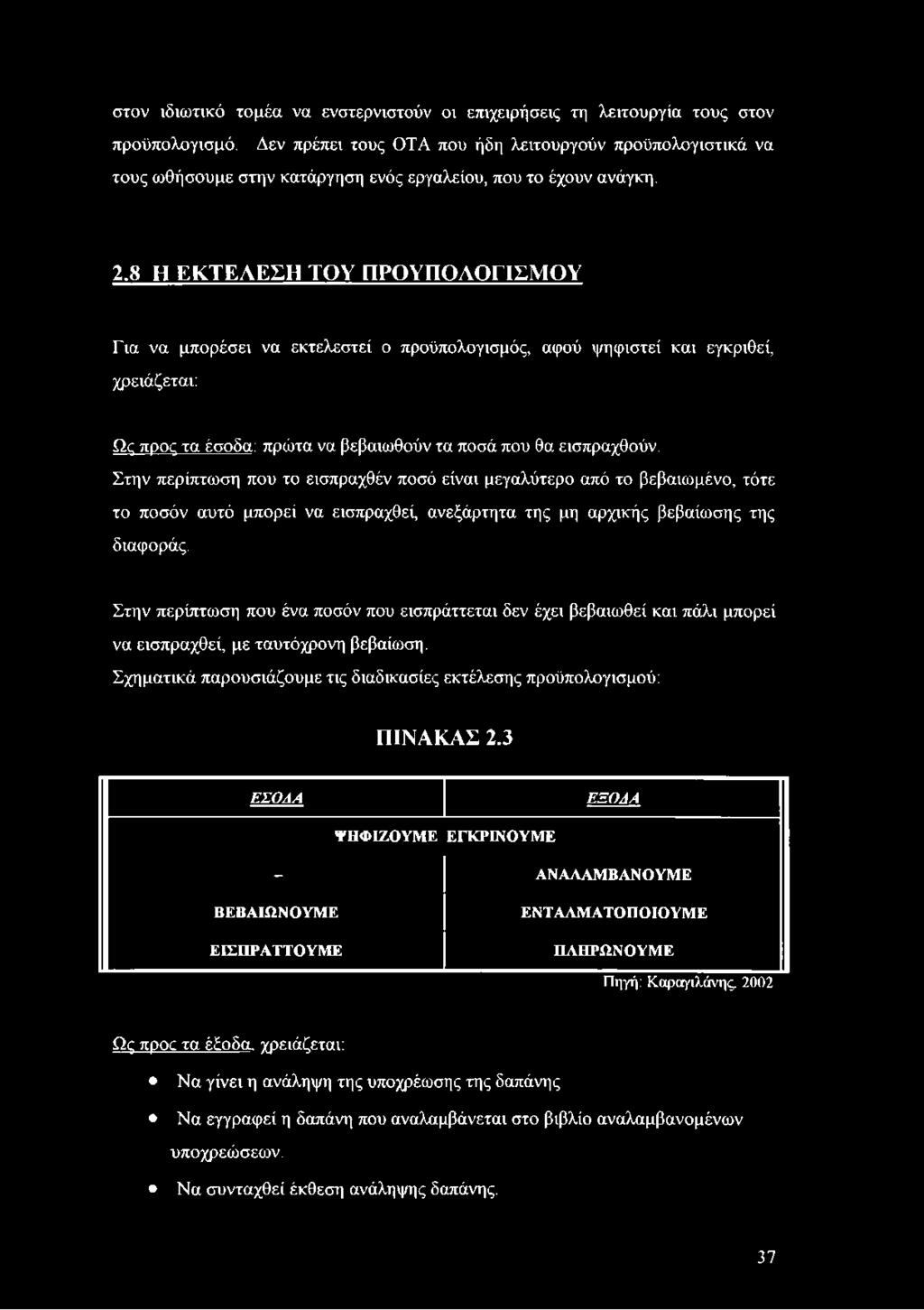 Στην περίπτωση που ένα ποσόν που εισπράττεται δεν έχει βεβαιωθεί και πάλι μπορεί να εισπραχθεί, με ταυτόχρονη βεβαίωση.