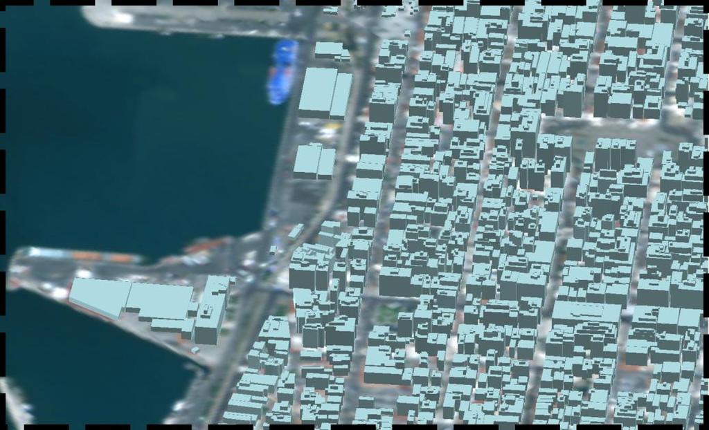 Ο κάθε όγκος είναι σε διανυσματική μορφή GIS 2D με στοιχεία βάσης: Υψόμετρο Εδάφους, Υψόμετρο Όγκου, Ύψος Όγκου.