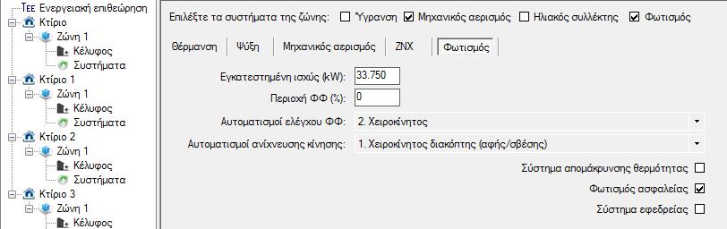 Απαραίτητος ήταν ο έλεγχος κάλυψης της ελάχιστης απαιτούμενης στάθμης φωτισμού, η οποία θα εξασφαλίζει στους χρήστες οπτική άνεση, δηλαδή περιβάλλον που