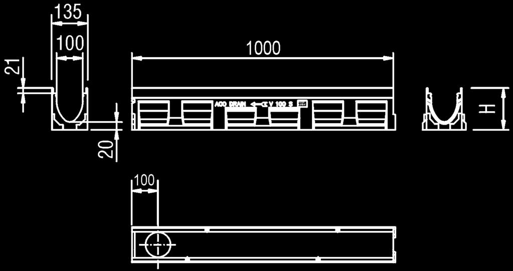 1 ôá êáíüëéá åßíáé 50 cm êáé Ý ïõí äõíáôüôçôá ôüóï êüèåôçò áðïññïþò (êüôù) üóï êáé ïñéæüíôéáò áðïññïþò êüèåôçò óôïí Üîïíá ñïþò (ðëüú).