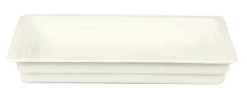 ΒUFFET πορσελάνη GN - porcelain GN Πορσελάνινο ταψί GN1/1 / Porcelain gastronorm GN1/1 *7500614 BUGN1.
