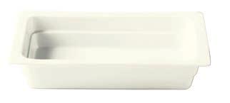 1F 2,3lt 53 x 32,5 x 2cm 49,55 pack: 2 Πορσελάνινο ταψί GN1/3 / Porcelain gastronorm GN1/3 *7500618 BUGN1.