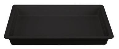 x 2cm 8,67 pack: 24 μελαμίνη - melamine Δοχείο GN1/2-65 μαύρο / GN1/1-65 black 0170111 26,5 x 32,5 x