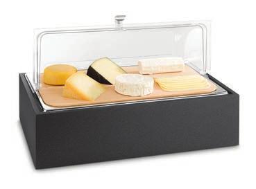 BUFFET cubic Ψυχόμενη επιφάνεια παρουσίασης 1/1 με καπάκι White standard buffet display 1/1 3445590 904120 57 x 37 x 31cm 210,38 Ψυχόμενη πλάκα 1/1 / Cooling plate 1/1 3445592 904500 59,12 Ψυχόμενη
