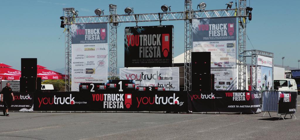 Εκθέτες Οι εταιρίες που συμμετέχουν στο 3ο Youtruck Fiesta, καλύπτουν το ευρύ φάσμα του κλάδου των επαγγελματικών οχημάτων, αλλά και εταιρίες γενικότερου ενδιαφέροντος.