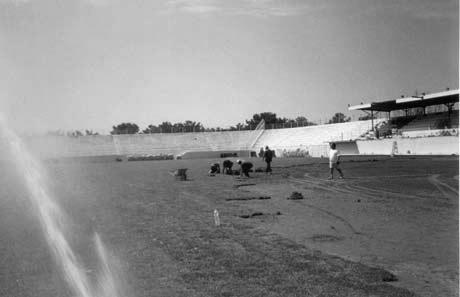 ΕΦΗΜΕΡΙΣ ΤΗΣ ΚΥΒΕΡΝΗΣΕΩΣ (ΤΕΥΧΟΣ ΔΕΥΤΕΡΟ) 35107 ΕΛΟΤ ΕΛΟΤ ΤΠ 1501-10-05-02-03:2009 Εικόνα 2 - Διάστρωση έτοιμου χλοοτάπητα. 5.7 Φροντίδες μετά το φύτρωμα ή την τοποθέτηση 5.7.1 Γενικά Η συντήρηση των επιφανειών, στις οποίες έχει εγκατασταθεί χλοοτάπητας, διαρκεί μέχρι το πρώτο κούρεμα.