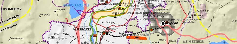 αναρρυθμιστική λίμνη από τα σημεία των δύο ΥΗΣ.