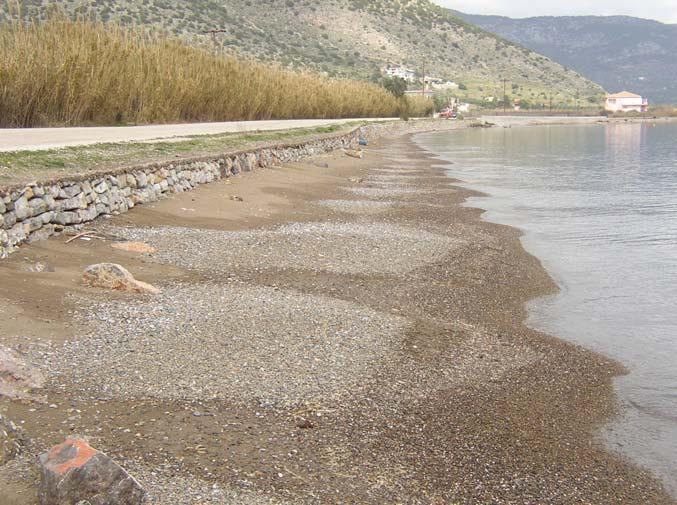 Ερµιόνη Κατά την παράκτια χαρτογράφηση αιγιαλοί εντοπίστηκαν κατά θέσεις σε αρκετά σηµεία της ακτογραµµής.