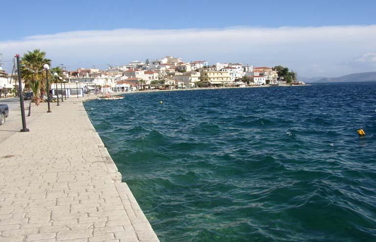 Φώτο 38. Το λιµάνι της Ερµιόνης στην περιοχή Μανδράκια στο νότιο τµήµα του οικισµού.