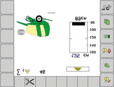Pos: 50.56.5 /Überschriften/Überschriften 3/P-T/T/TIM-Funktionen aktivieren @ 36\mod_439456958435_85.docx @ 266835 @ 3 @ Pos: 50.56.6 /Beipacks/Rundballenpressen/TIM/Bedienung/TIM-Anzeigen im Hauptfenster_Bild @ 282\mod_40664340324_85.
