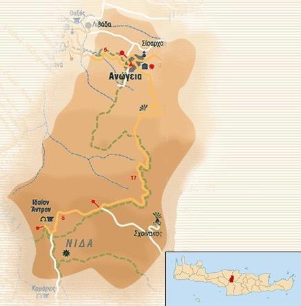 1. ΕΙΣΑΓΩΓΗ Ο Δήμος Ανωγείων, με 2300 κατοίκους (στοιχεία απογραφής 2011), εκτείνεται στα ανατολικά της περιφερειακής ενότητας Ρεθύμνου, στις υπώρειες του Ψηλορείτη (Κεντρική Κρήτη), (βλέπε Σχήμα 1.