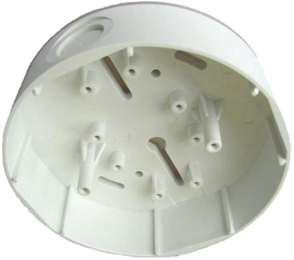 10 el Εγκατάσταση Conventional Automatic Fire Detectors MSC 420 Η πρόσθετη βάση MSC 420 σχεδιάστηκε ειδικά για τοποθέτηση του καλωδίου σε επιφάνεια μέσω προστατευτικών καναλιών καλωδίων.