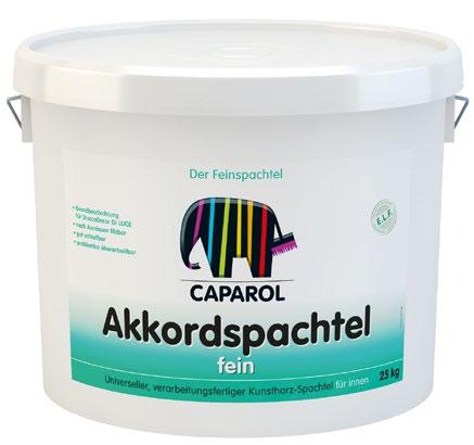 πλαστικό τελικό χρώμα της Caparol, χωρίς αστάρι Μείωση