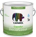 Dry Coating suitable for Βερνίκια CAPADUR DECORLASUR 5L 4 ΛΕΥΚΟ / ΒΑΣΗ 1 Οικολογικό πολυουρεθανικό βερνίκι νερού εμποτισμού, κατάλληλο για εσωτερική και εξωτερική χρήση.