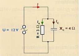 U 12 12 Tādā gadījumā strāva Ia = = 4 A,bet I L = = 3 A Saskaņā ar Pitagora teorēmu R 3 4 2 2 = L 2 = a I I a + I = 4 + 3 = 25 = 5A.