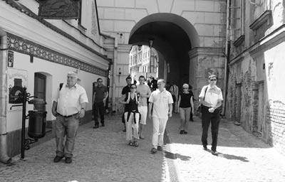 city gate Brama Grodzka and the