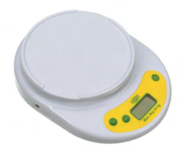 scale ideal for R600 charges. Digital readings. TARA function, automatic reset and overload indication. Capacity: 5kg Accuracy: ±0.