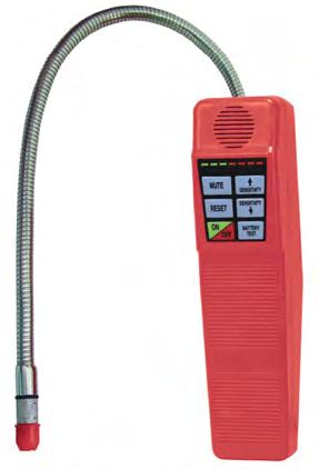 STARTEK-C Ultra modern combustible gas leak detector. Detects propane, isobutene, methane and all combustible gases. Plastic curry case.