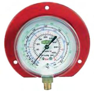 6 M2-285-DS-R134a/M2-385-DS-R134a Burdon type Gauges for front mounting MR-285 Series Bourdon type gauges Ø80mm, fiberglass housing, dry, scale bar/psi. Gauge Class: 1.