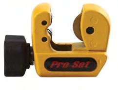 Tube cutter RS-16 Cutter for cross tube: 1/8-5/8 (3-16mm) Small, handy, resistant to damage. With a rummer and a cutting wheel.