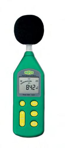 Τύπου C- Γραμμική αναπαράσταση. Sound level meter SL-128 Sound level meter with 4 measuring ranges from 30dB up to130db. Can be balanced through two evaluation filters (A and C).