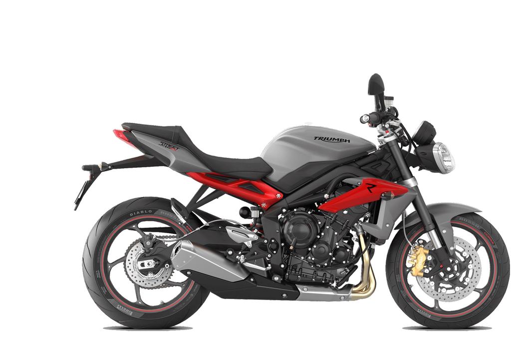 Street Triple R ABS 9.490,00 PRODUCT INFO OVERVIEW Έχουμε δημιουργήσει την απόλυτη, θρυλικών επιδόσεων supersport, σε ένα πακέτο με εκπληκτική εμφάνιση streetfighter. Αυτή είναι η Street Triple R μας.