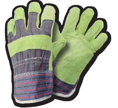 Ιδιότητες: Ιδανικά για κατασκευαστικές εργασίες. Canadian style leather gloves Color: Blue-Green Sizes: 10 Construction material: Leather and synthetic fabric.