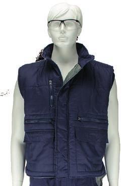 Work bib pants Color: Navy blue Sizes: Μ-3XL Fabric: 65% polyester - 35% cotton,