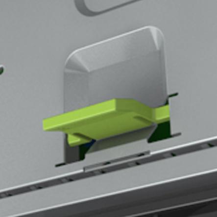 Πρόσθετη ρύθμιση εκτυπωτή 28 2 Ανοίξτε το προστατευτικό της πλακέτας ελεγκτή χρησιμοποιώντας την πράσινη λαβή.
