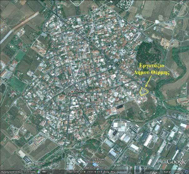 Εικόνα 2: Δορυφορική εικόνα του