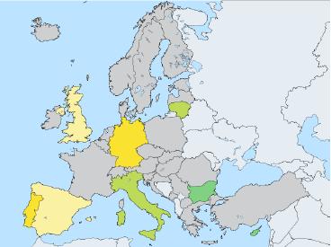 Χάρτης 1: Οι χώρες εταίροι του έργου PROVYP Γερμανία & Πορτογαλία Ιταλία & Λιθουανία Βουλγαρία & Κύπρος Ισπανία & Ηνωμένο Βασίλειο Ομάδα Στόχου Σε όλες τις χώρες εταίρους, οι εμπειρογνώμονες