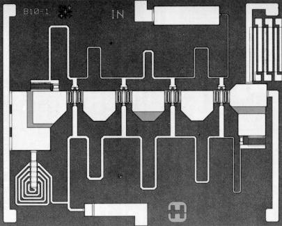 Mikroelektronske tehnologije Monolitna mikrotalasna kola Šema pojačivača (Harris Microwave