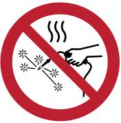 1. Znaki prepovedi Znak Pomen/napis Koda Uporaba iskrečega orodja prepovedana Velikost v cm