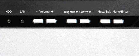 1 Πρόσοψη Ενσωματωμένο Ένδειξη κατάστασης σκληρού δίσκου Φωτεινότητα / Κύληση αριστερά