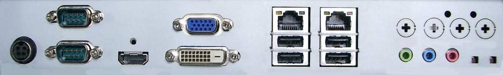 2.4 Όψη πίσω πίνακα Θύρα DC IN Σειριακές Θύρες Θύρα HDMI Θύρα VGA Θύρες Ethernet