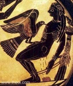 Ἀππολόδωρος Βιβλιοθήκη (A,7, 1) APOLODORO, BIBLIOTECA (I, 7, 1) [Α 7,1] Προμηθεὺς δὲ ἐξ ὕδατος καὶ γῆς Prometeo habiendo modelado a los hombres ἀνθρώπους πλάσας ἔδωκεν αὐτοῖς καὶ πῦρ, de agua y