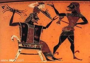 Texto A7 Bodas de Zeus y Metis; amenaza y descendencia Ἀππολόδωρος Βιβλιοθήκη (A,3, 6) APOLODORO, BIBLIOTECA (I, 3, 6) [Α 3,6] μίγνυται δὲ Ζεὺς Μήτιδι, Zeus se une a Metis, que se había convertido