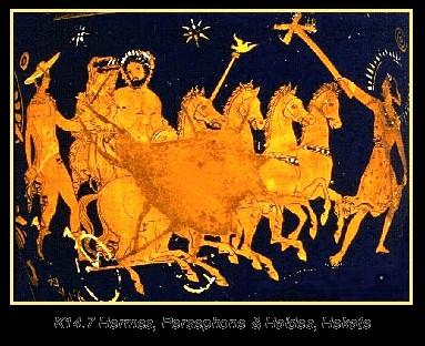 οὐρανοῦ Ζεὺς Ἥρα δεθείσῃ βοηθοῦντα arrojó desde el cielo; pues Zeus la (a Hera) ταύτην γὰρ ἐκρέμασε Ζεὺς ἐξ Ὀλύμπου colgó del Olimpo al haber enviado una χειμῶνα ἐπιπέμψασαν Ἡρακλεῖ, ὅτε Τροίαν