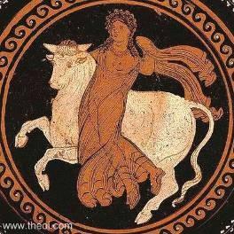 Texto A30, El rapto de Europa Ἀππολόδωρος Βιβλιοθήκη (III, 1, 1-2) APOLODORO, BIBLIOTECA (III, 1, 1-2) Ἀγήνωρ δὲ παραγενόμενος εἰς τὴν Y Agenor llegando a Fenicia se casa con Φοινίκην γαμεῖ