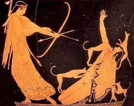 Texto J1, Sobre Acteón ΠΑΛΑΙΦΑΤΟΣ, Περὶ ἀπίστων (6, 1) PALÉFATO, Sobre los relatos increíbles (6, 1) VI. Περὶ Ἀκταίωνος 1. φασὶν Ἀκταίωνα ὑπὸ τῶν ἰδίων κυνῶν καταβρωθῆναι.