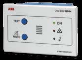 QSD Μετώπη τηλεποπτείας Μετώπη τηλεποπτείας QSD Η μετώπη ενδείξεων QSD χρησιμοποιείται σε συνεργασία με τους επιτηρητές μόνωσης για την οπτική και ακουστική ένδειξη σε περίπτωση ανίχνευσης σφάλματος