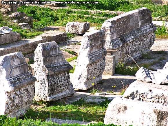 Το Πραιτόριο της Γόρτυνας Το Πραιτόριο χρησίµευε ως έδρα και κατοικία του ανθύπατου, διοικητή της ρωµαϊκής επαρχίας Κρήτης και Κυρηναϊκής.
