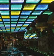 It is an eccentric place with its design and decoration based on retro kitsch style with a lot