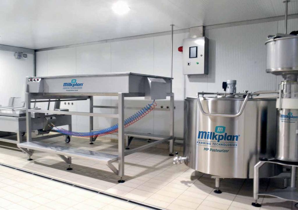 Λειτουργικά χαρακτηριστικά Δυνατότητα τυροκομικής επεξεργασίας 500 lt γάλακτος. Σύγχρονη τεχνολογία για εύκολο χειρισμό. Βελτιστοποίηση της ποιότητας του παραγόμενου προϊόντος.