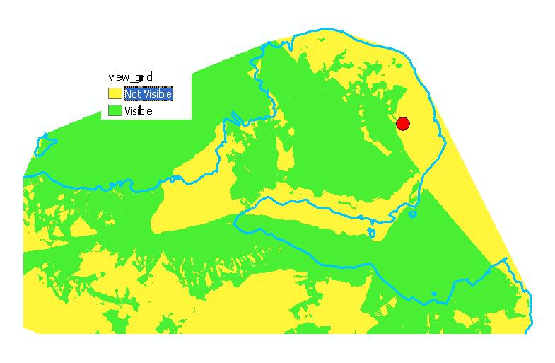 Αυτό που δίνεται ως αποτέλεσμα της διαδικασίας υπολογισμού της ορατότητας, είναι ένας χάρτης ο